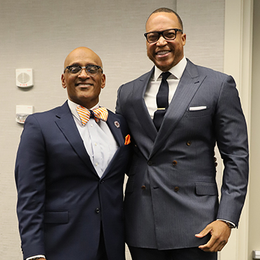 Javarro Edwards '92 and Justin D. Miller, Esq, '99
